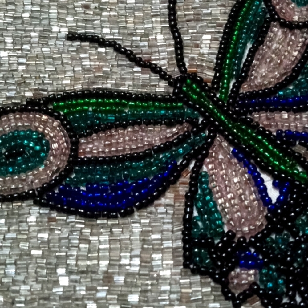 Vintage beaded Saks Fifth Avenue clutch